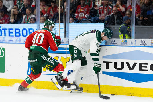 Frölundas Petteri Lindbohm och Färjestads Henrik