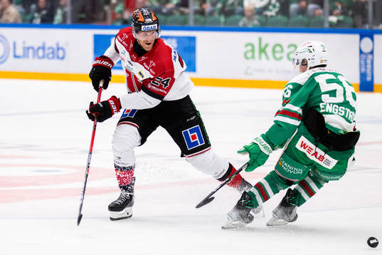 Örebros Jani Lajunen och Rögles Adam Engström