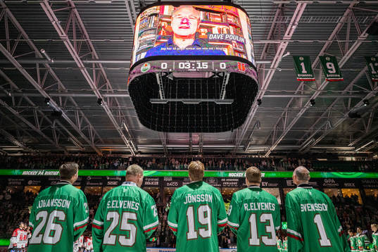 Dave Poulin med hälsing när Kent ”Swiss” Svensson,