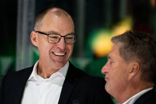 Rögles klubbdirektör Daniel Koch och ordförande Håkan