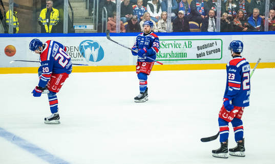 Oskarshamns Hynek Zohorna, David Quenneville och Blaine
