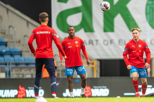 Helsingborgs Diego Cesar De Oliveira och Simon Bengtsson
