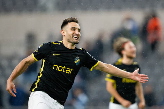 AIKs Sotirios Papagiannopoulos jublar