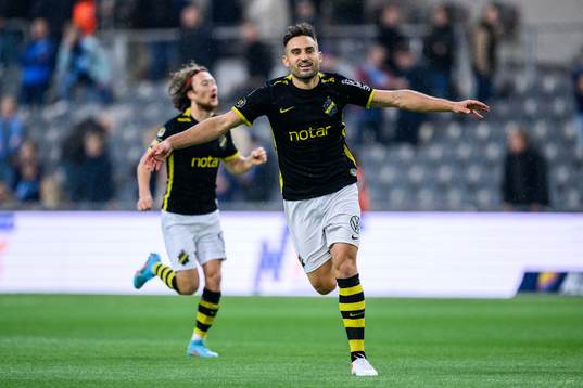 AIKs Sotirios Papagiannopoulos och Axel Björnström