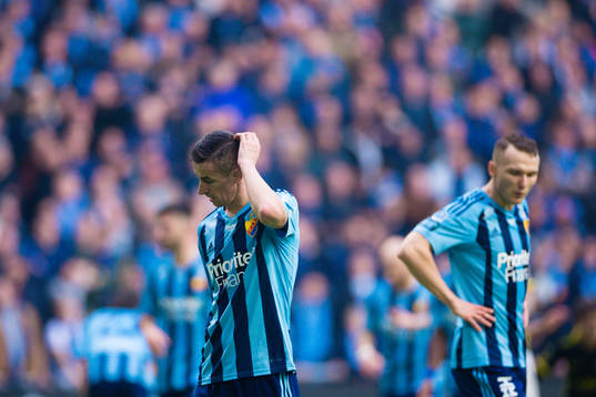 Djurgårdens Haris Radetinac deppar