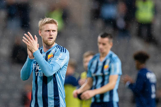 Djurgårdens Kalle Holmberg deppar