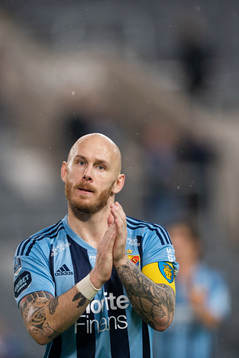 Djurgårdens Magnus Eriksson deppar
