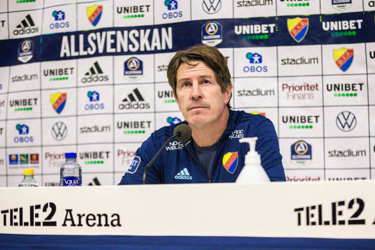 Djurgårdens tränare Thomas Lagerlöf