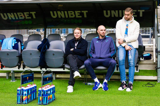 Djurgårdens Elliot Käck, Marcus Danielson och målvakt