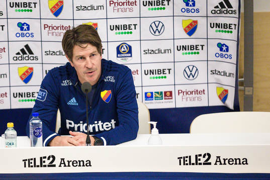 Djurgårdens tränare Thomas Lagerlöf