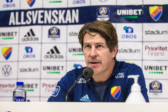 Djurgårdens tränare Thomas Lagerlöf