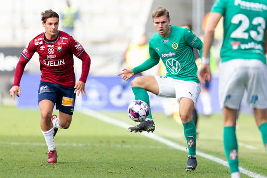 Örgrytes Kevin Ackermann och Jönköpings Södras Daniel