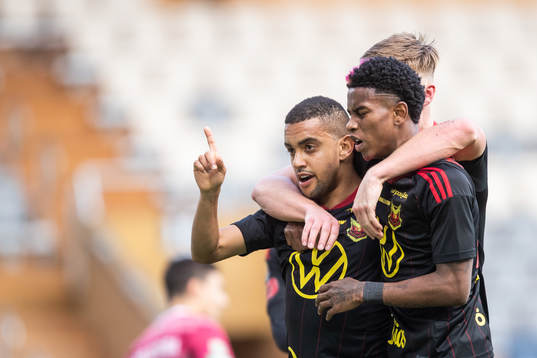 Östersunds Erick Brendon Pinheiro da Silva jublar