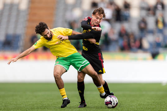 Dalkurds Hady Saleh Karim och Östersunds Cesar Weilid