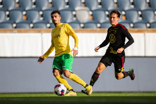 Dalkurds Abbas Mohamad och Östersunds Cesar Weilid