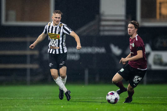 Landskronas Jesper Strid och Västerås SKs Max Larsson