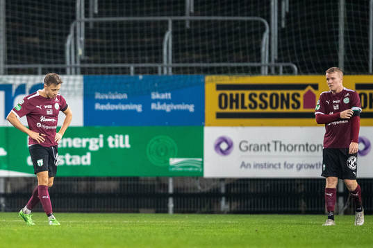 Västerås SKs Simon Gefvert och Simon Johansson deppar