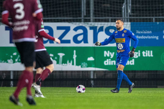Landskronas målvakt Amr Kaddoura