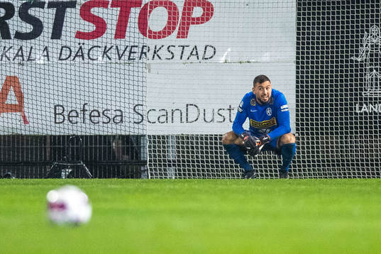 Landskronas målvakt Amr Kaddoura
