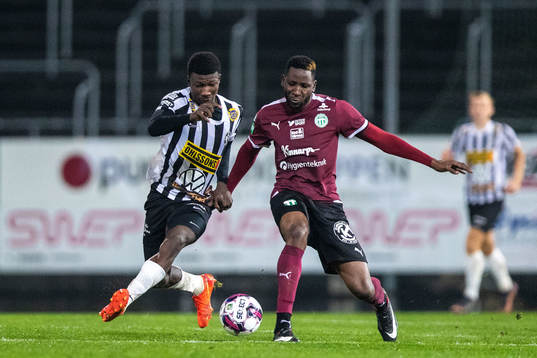 Landskronas Ousmane Diawara och Västerås SKs Frederic
