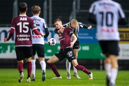 Västerås SKs Viktor Granath och Landskronas Viktor