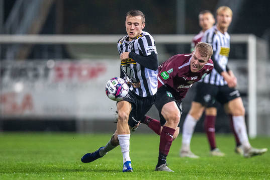 Landskronas Melker Heier och Västerås SKs Simon Johansson