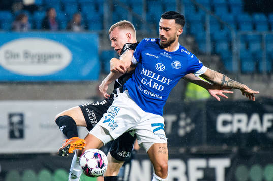 Örebros Valgeir Valgeirsson och Trelleborgs Simon Amin