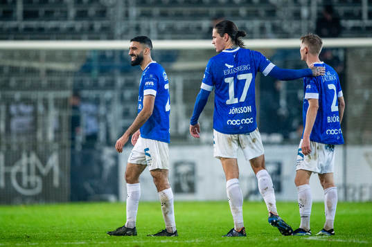 Trelleborgs Mouhammed-Ali Dhaini, Isak Jönsson och Fritiof