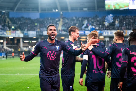 Malmö FFs Isaac Kiese Thelin jublar