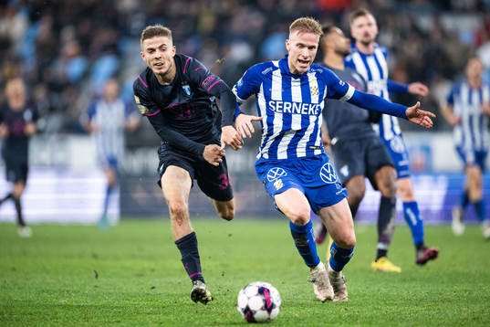 Malmö FFs Patriot Sejdiu och IFK Göteborgs Oscar Wendt