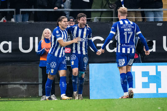 IFK Göteborgs Gustaf Norlin jublar