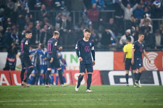 Malmö FFs Anders Christiansen deppar