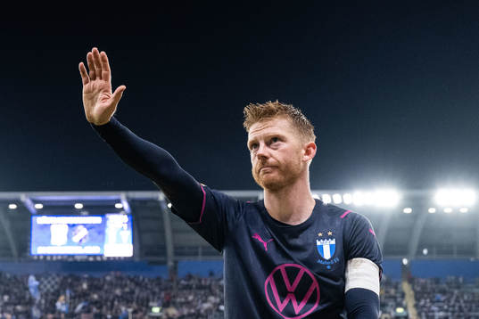 Malmö FFs Anders Christiansen deppar