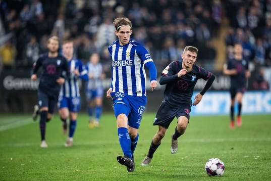 IFK Göteborgs Johan Bångsbo och Malmö FFs Patriot Sejdiu
