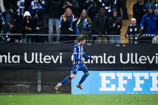 IFK Göteborgs Gustaf Norlin jublar