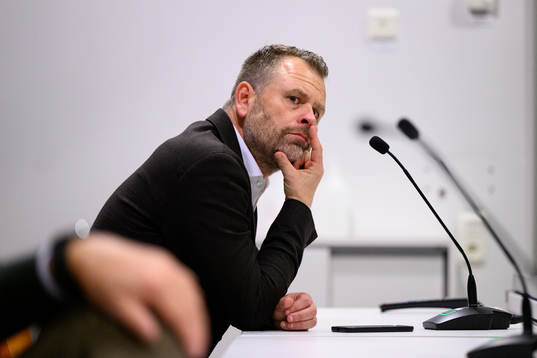 IFK Göteborgs tränare Mikael Stahre på en presskonferens