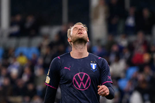 Malmö FFs Ola Toivonen deppar