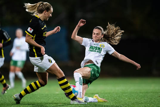 AIKs Jennie Nordin och Hammarbys Vilde Hasund