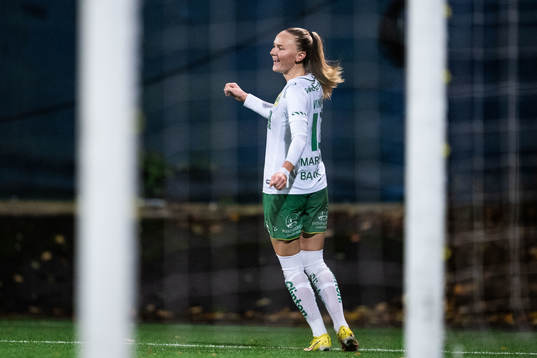 Hammarbys Matilda Vinberg jublar