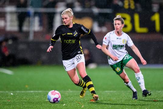 AIKs Wilma Ljung Klingwall och Hammarbys Elise