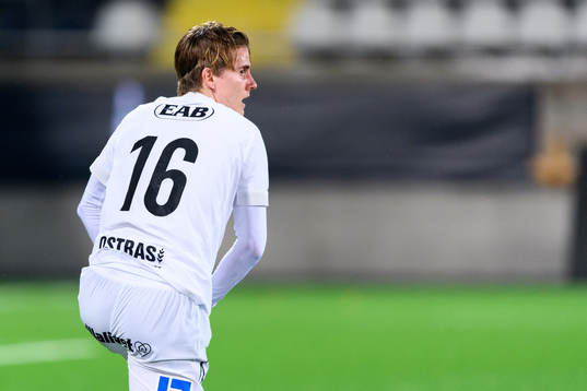 Halmstads Erik Ahlstrand deppar