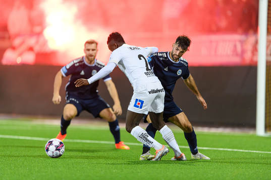 Halmstads Thomas Boakye och Utsiktens Allan Mohideen