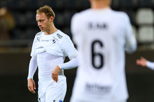 Halmstads Villiam Dahlström deppar