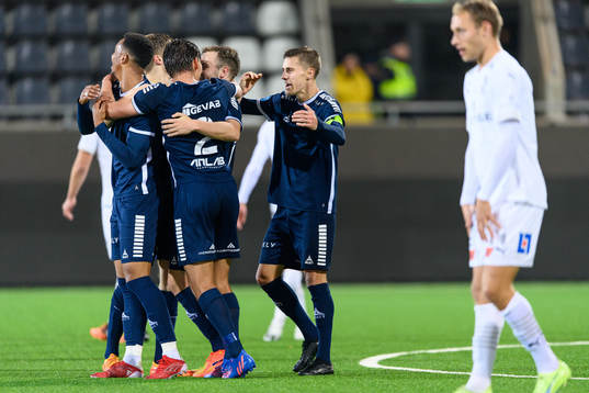 Utsiktens spelare jublar