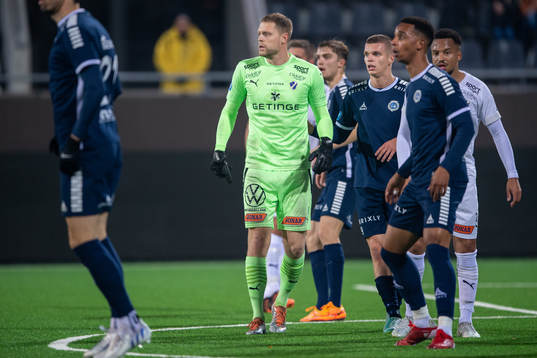 Halmstads målvakt Malkolm Nilsson Säfqvist