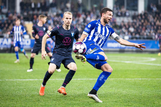 Malmö FFs Oscar Lewicki och IFK Göteborgs Marcus Berg