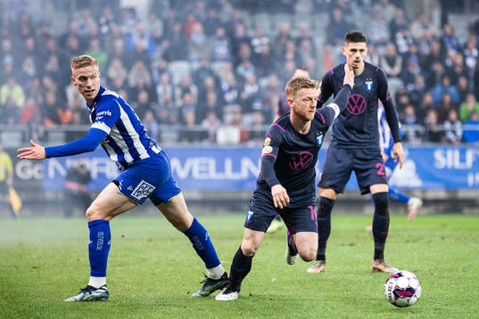 IFK Göteborgs Oscar Wendt och Malmö FFs Anders