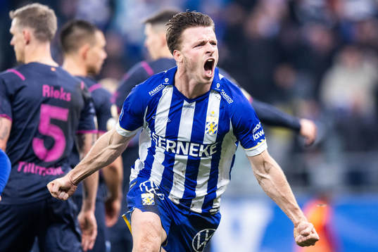 IFK Göteborgs Carl Johansson jublar