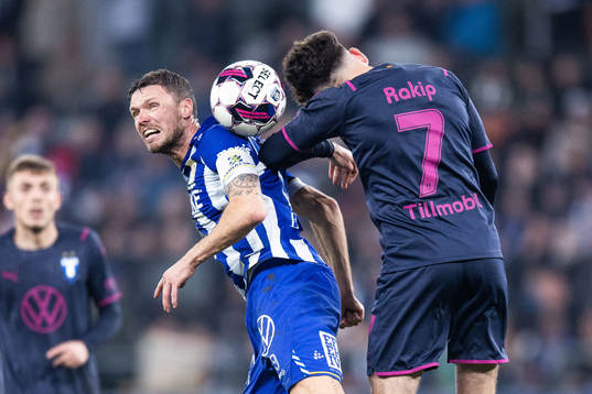 IFK Göteborgs Marcus Berg och Malmö FFs Erdal Rakip