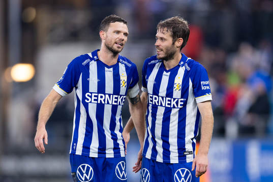 IFK Göteborgs Marcus Berg och Emil Salomonsson